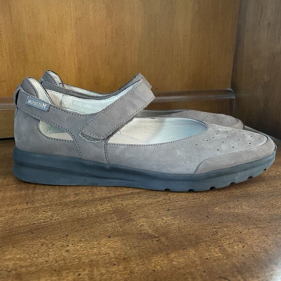 Mephisto Marsia Walnut Mary Jane Flat Nubuk Leather Air Jet Relax Sz US 10 - Picture 2 of 12